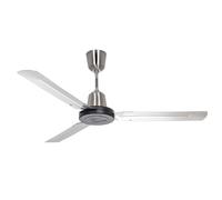 Ventilateur de plafond pro Nordik Heavy Duty Inox 140 Gris / Argent / Titane
