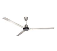 Ventilateur de plafond pro Nordik Heavy Duty Inox 200 Gris / Argent / Titane