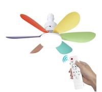 Ventilateur de Plafond - PRUMYA - 6 Lames - Télécommande - 3 Vitesses - 3000-6500K
