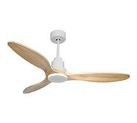 Ventilateur de plafond Réversible Thermostat Pays vendable Wifi Moteur à courant continu Toits en pente Télécommande SalamisD132C0466689 Blanc