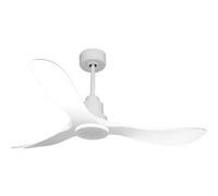 Ventilateur de plafond Réversible Thermostat Wifi Moteur à courant continu Toits en pente Télécommande PURLINE TongaD132C0466667 Blanc G