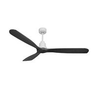 Ventilateur de plafond Réversible Thermostat Wifi Moteur à courant continu Toits en pente Télécommande FullWood FernandoD166C0464438 Blanc