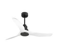 Ventilateur de plafond Réversible Thermostat Wifi Moteur à courant continu Toits en pente Télécommande Adaptateur 2/3 Lames PURLINE ThassosD127C0464566 Noir G