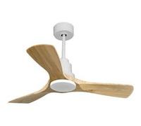 Ventilateur de plafond Réversible Thermostat Wifi Moteur à courant continu Toits en pente Télécommande PURLINE RarotongaD106C0466709 Blanc