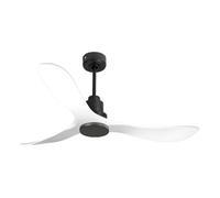 Ventilateur de plafond Réversible Thermostat Wifi Moteur à courant continu Toits en pente Télécommande PURLINE TongaD132C0464564 Noir G