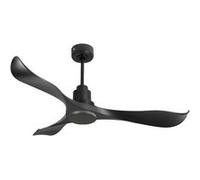 Ventilateur de plafond Réversible Thermostat Wifi Moteur à courant continu Toits en pente Télécommande Adaptateur 2/3 Lames PURLINE UtilaD132C0464562 Noir G