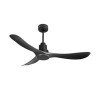 Ventilateur de plafond réversible Wifi avec télécommande - TiomanD132C0464565 Noir