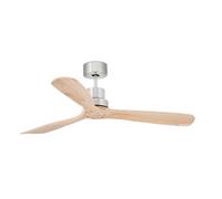 Ventilateur de plafond sans lumière nickel mat Ø 132 cm LANTAU DC 33373DC