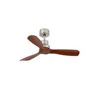 Ventilateur de plafond sans lumière nickel mat MINI LANTAU