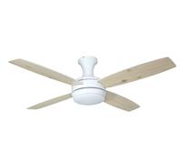Ventilateur de plafond Saturn Blanc avec lumière Blanc