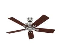 Ventilateur de plafond Savoy Nickel brossé Chrome / Nickel brossé