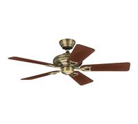 Ventilateur de plafond Seville II Laiton avec chainette Laiton antique