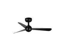 Ventilateur de plafond SFERA S acier, ABS noir mat H: 24,8cm Ø90cm