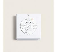 Ventilateur de Plafond Silencieux Eubea 132cm Motor DC Avec Lumière Contrôleur mural + télécommande Blanc Blanc Non