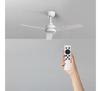 Ventilateur de plafond silencieux Extérieur Vacker 105cm Motor DC Avec lumière Télécommande