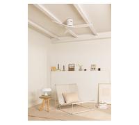 Ventilateur de plafond silencieux WIND CALM NATURAL WOOD 40W 100% bois en blanc