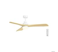 Ventilateur de plafond - Soler et Palau - HTD-135 DC Oak - Puissance 56W - Débit 11760m3/h - Hélice 1350mm