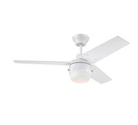 Ventilateur de plafond Talia 105 cm avec éclairage Blanc