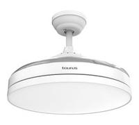 Taurus Ventilateur de plafond Fresko Hide&Go Blanc