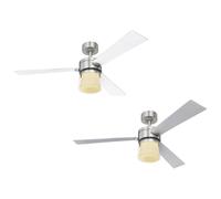 Ventilateur de plafond Verlosa DC 132 cm avec LED GLOBO