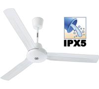 Ventilateur de plafond Vortice Tropical 3 pales (Ø x H) 142 cm x 325 mm gris clair