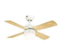 Ventilateur de plafond Westinghouse Colosseum Blanc LED Variateur Télécommande