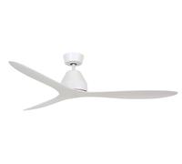 LUCCI AIR Whitehaven Ventilateur de plafond avec télécommande ABS 35 W 142 cm, ABS Métal, Blanc., 142 cm Durchmesser