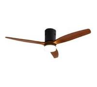 Ventilateur de plafond WIND CALM NATURAL WOOD 40W silencieux 100% bois et 6 vitesses Bois sombre G