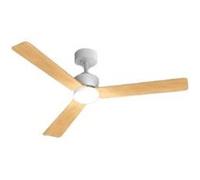 Ventilateur de plafond WIND MODERN silencieux - 40W avec lumière LED Bois clair G