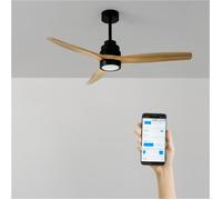 Ventilateur de plafond - WIND STYLANCE - 40W - Ø132 cm - Silencieux - Bois