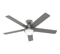 Ventilateur de plafond Zeal Argent avec lumière Hunter Fans
