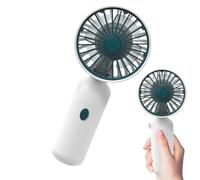 Ventilateur de poche électrique, ventilateur de main-d'œuvre rechargeable | 3 vitesses USB Vent puissant petit ventilateur pour voyager,Outil de refroidissement léger des élèves silencieux puissant so