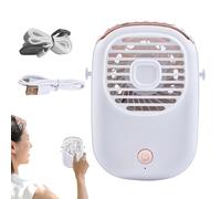 Ventilateur de poche personnel - Petit ventilateur à main pliable | Petit appareil de poche idéal pour les voyages en plein air | Lampe de poche USB Banque d'alimentation idéale pour les hommes, les