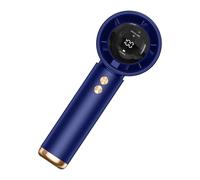 Ventilateur de poche personnel Turbo - Ventilateur portable, 100 vitesses réglable avec affichage numérique, circulateur d'air à faible batterie pour le voyage pour le maquillage/camping/extérieur