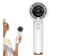 Ventilateur de poche personnel Turbo - Ventilateur portable, 100 vitesses réglable avec affichage numérique, circulateur d'air à faible batterie pour le voyage pour le maquillage/camping/extérieur