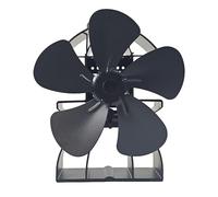 Ventilateur De Poêle À 5 Pales Économie D'énergie Adapté Poêles Bois Cheminées La Uniforme L'espace Aucune Électricité Requise Accessoire Chauffage Domestique En