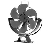 Ventilateur de Poêle à Bois 360° - Ventilateur Écologique Alimenté par la Chaleur, Circulation Efficace de l’Air pour Cheminée, Insert, Poêle à Granulés ou à Bûches