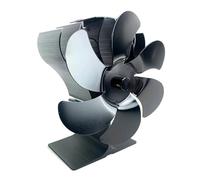 Ventilateur de poêle à bois silencieux à 6 pales alimenté par la chaleur - Répartition efficace de la chaleur