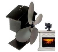 Ventilateur de poêle à bois, ventilateur de cheminée non électrique, ventilateur de chaleur pour poêle à bois, ventilateur de cheminée à bois