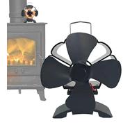 Ventilateur de poêle à chaleur - Circulation d'air de cheminée | Éventail à air chaud silencieux non électrique respectueux de l'environnement pour le salon de poêle extérieur intérieur chauffage