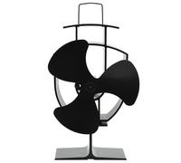 Ventilateur de Poêle Alimenté par Chaleur 3 Pales Cheminée Maison vidaXL