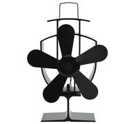 Ventilateur de Poêle Alimenté par Chaleur 3 Pales Cheminée Maison vidaXL