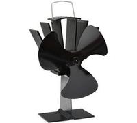 Ventilateur de poêle alimenté par chaleur 3 pales Noir Noir G