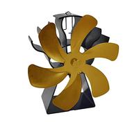 Ventilateur de poêle alimenté par la chaleur, 6 lames, silencieux, efficace pour brûleur à bois, ventilateur à bois, souffleur non électrique pour la maison