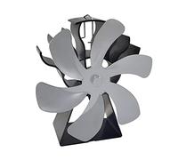 Ventilateur de poêle alimenté par la chaleur, 6 lames, silencieux, efficace pour brûleur à bois, ventilateur à bois, souffleur non électrique pour la maison