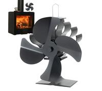 Ventilateur de poêle alimenté par la chaleur | Ventilateur de poêle à bois non électrique, thermoélectrique pour poêles à bois, brûleurs, accessoires de cheminée