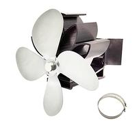 Ventilateur de poêle BG509 alimenté par la chaleur pour poêle à granulés de bois - Disperse l'air chaud à travers la maison - Souffleur à bois alimenté par la chaleur - Non électrique