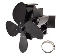 Ventilateur de poêle BG509 alimenté par la chaleur pour poêle à granulés de bois - Disperse l'air chaud à travers la maison - Souffleur à bois alimenté par la chaleur - Non électrique
