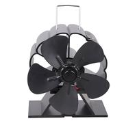 Ventilateur de poêle élégant alimenté par la chaleur avec alliage | Efficacité thermique en temps réel, pas besoin de piles, environnement confortable, économie d'énergie
