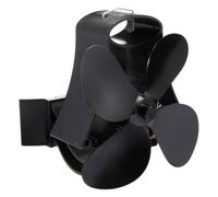 Ventilateur de Poêle en Alliage D’aluminium Oxydé à 4 Pales Thermique | Rotation 1100 Tr/min, Débit 180-210 Fm, Plage 60°c à 350°c, Usage sur Surface et Conduit